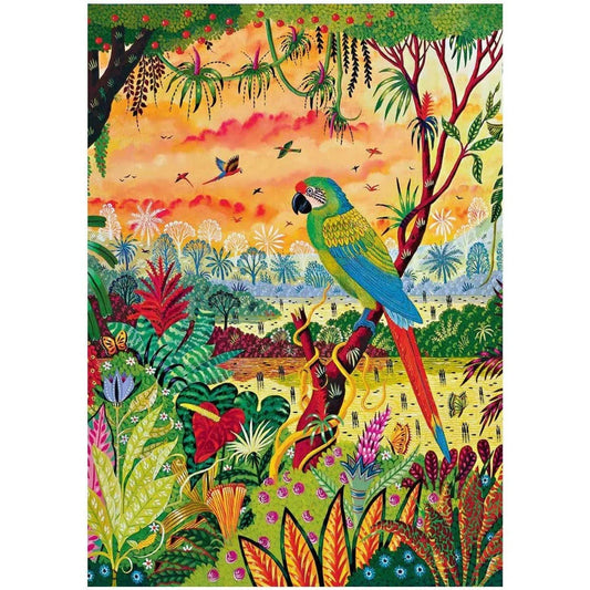 Great Green Macaw 1000 Piece Jigsaw Puzzle Piatnik - BIG FRENCHIES