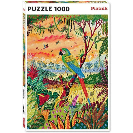 Great Green Macaw 1000 Piece Jigsaw Puzzle Piatnik - BIG FRENCHIES