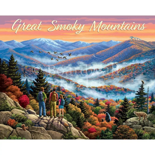 Great Smoky Mountains 500 Piece Jigsaw Puzzle Boardwalk - BIG FRENCHIES