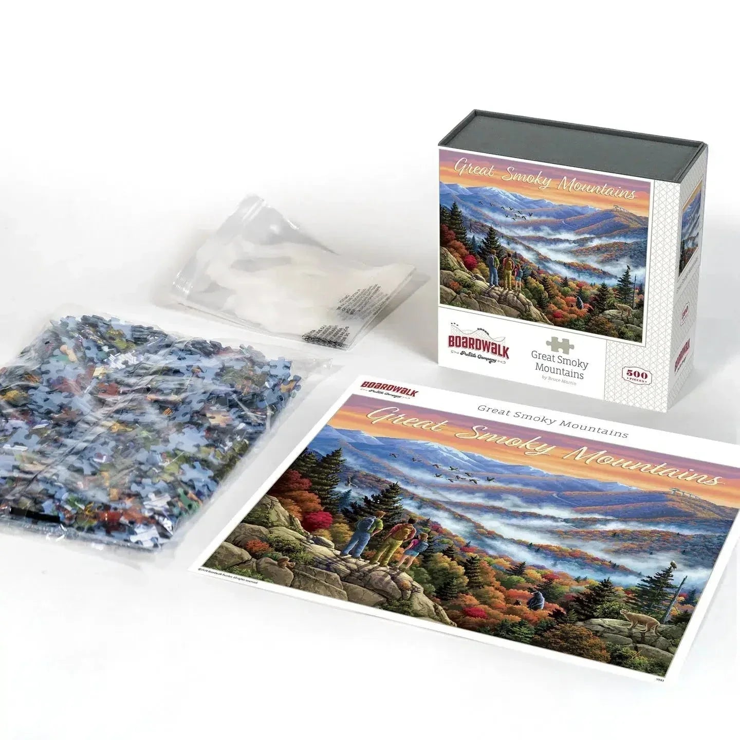 Great Smoky Mountains 500 Piece Jigsaw Puzzle Boardwalk - BIG FRENCHIES