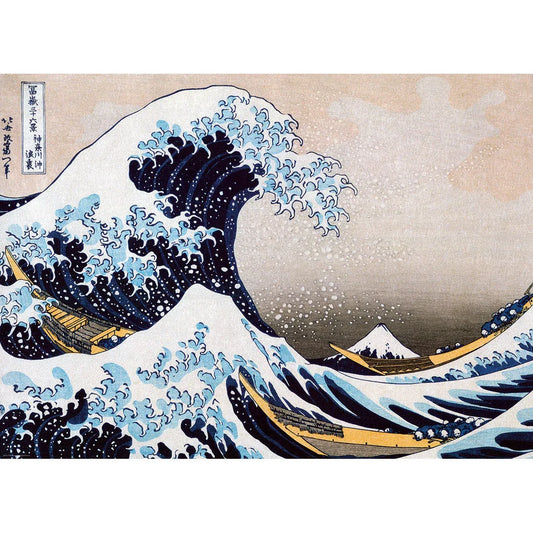 Great Wave off Kanagawa 300 Large Piece 3D Lenticular Jigsaw Puzzle Eurographics - BIG FRENCHIES