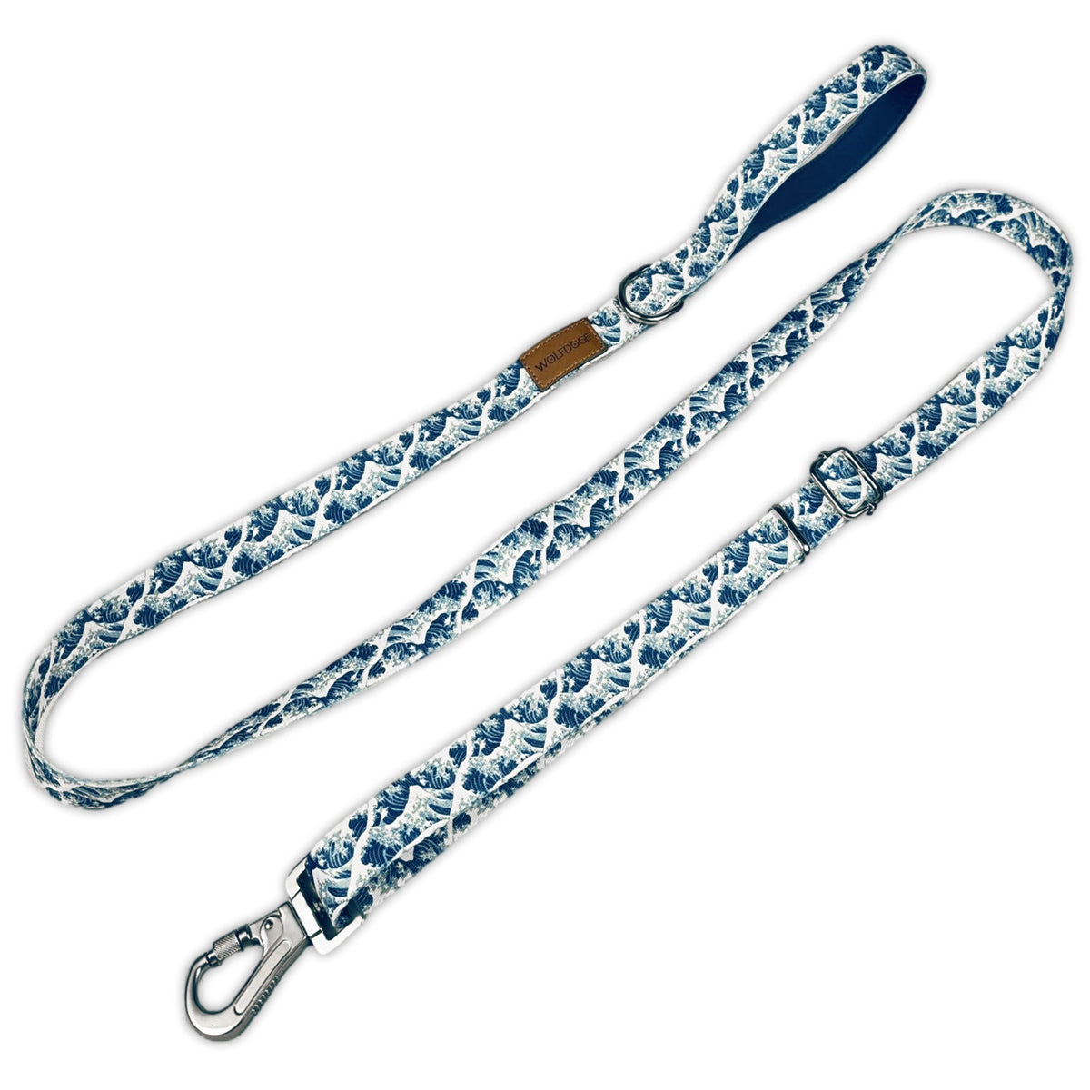 Great Wave Leash-Leashes-BIG FRENCHIES-WOLFDOGE