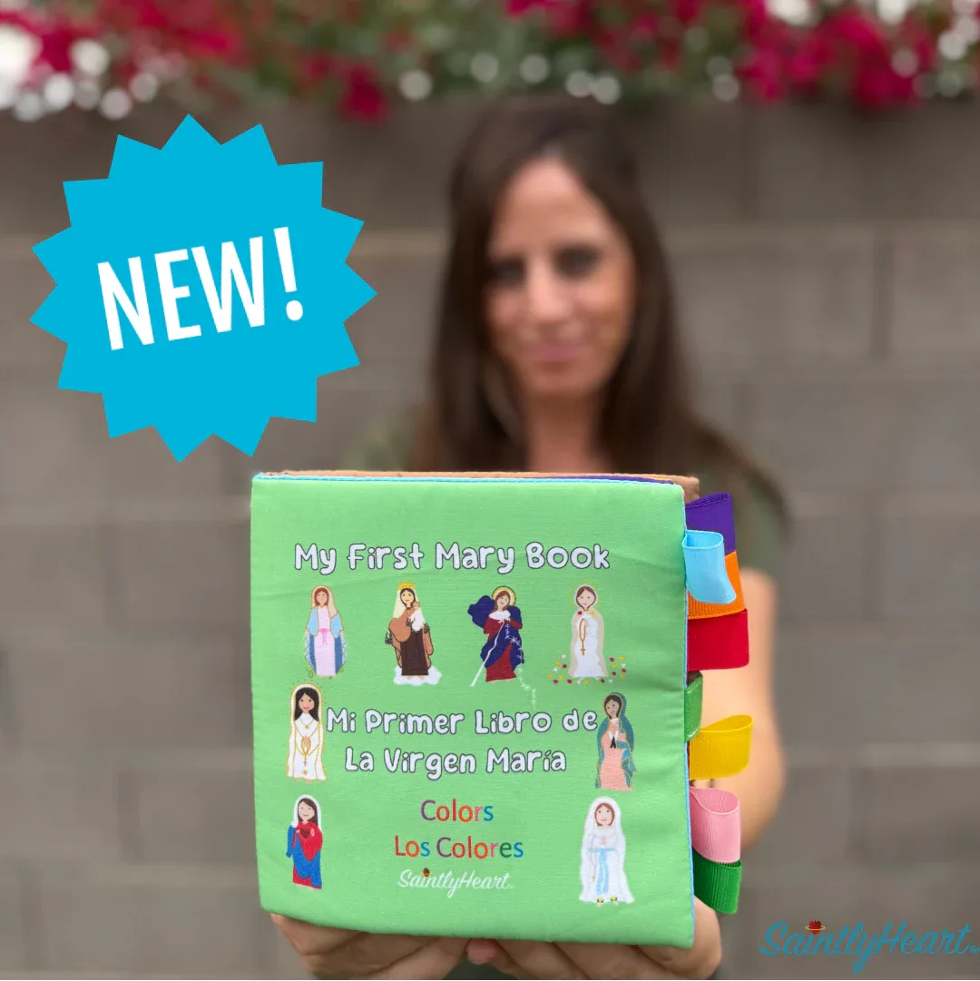 My First Mary Book: Colors / Mi primer libro de la Virgen María: Los Colores (An English–Spanish Bilingual Cloth Book) - BIG FRENCHIES