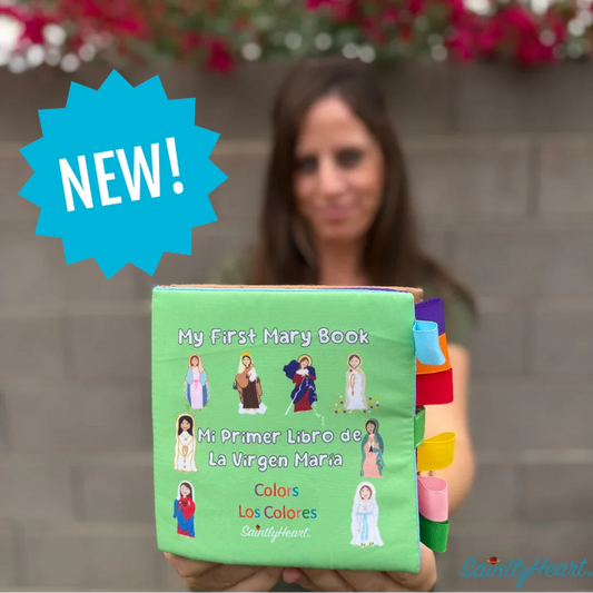 My First Mary Book: Colors / Mi primer libro de la Virgen María: Los Colores (An English–Spanish Bilingual Cloth Book) - BIG FRENCHIES