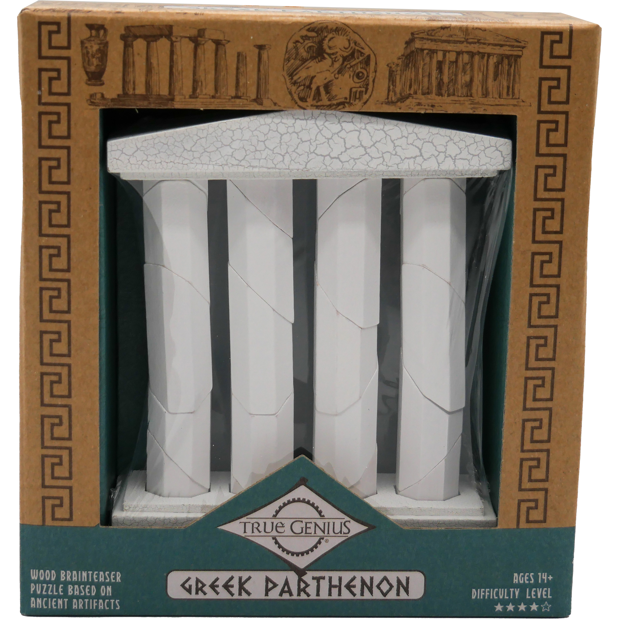 Greek Parthenon Brainteaser Puzzle True Genius