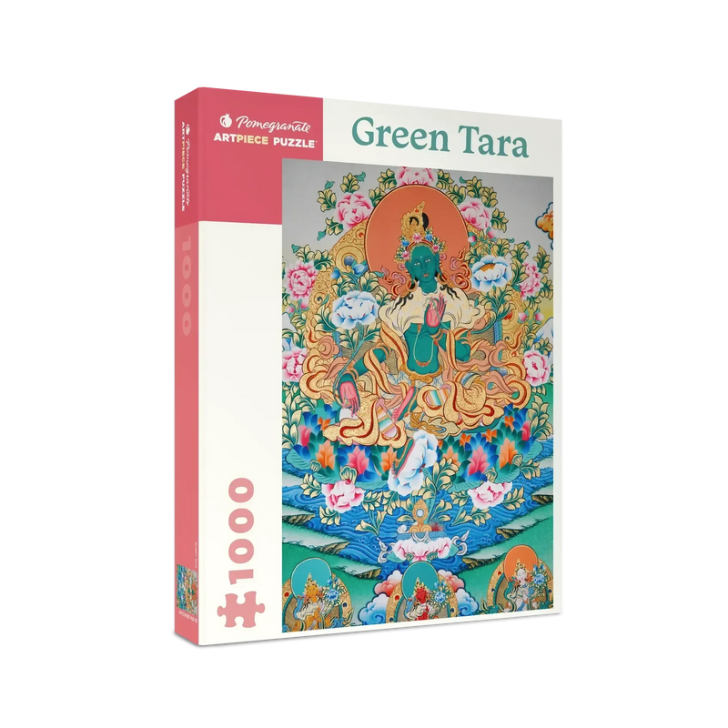 Green Tara 1000 Piece Jigsaw Puzzle Pomegranate - BIG FRENCHIES
