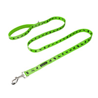 EcoBark Lime Green Dog Leash- Padded Comfort Grip Leash - 4ft, 5ft, and 6ft Dog Leash for Small and Medium Dogs - BIG FRENCHIES