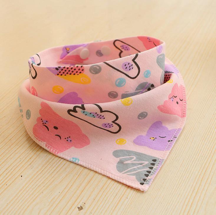 Baby Bibs Waterproof Triangle Cotton Cartoon Child Bibs Dribble Bibs Newborn Slabber Absorbent Cloth For Kids - BIG FRENCHIES