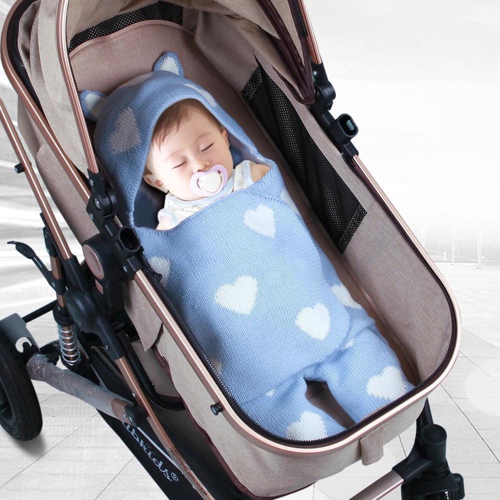 Baby Sleeping Bags Envelope Winter Warm Knitted Sleep sacks for Newborn Infant Stroller Bed Swaddle. - BIG FRENCHIES
