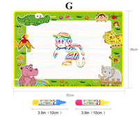 Magic Water Painting Drawing Mat & 2 Pens Doodle Board Coloring Books for Kids Children Educational Toys - BIG FRENCHIES