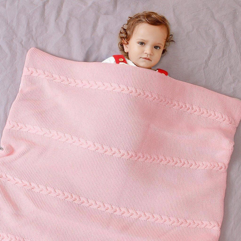 Newborn Infant Baby Knit Sleep Bag Stroller Envelope Blanket Winter Warm Swaddle Wrap Sleeping Bag For Babies - BIG FRENCHIES