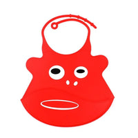 Silicone Baby Bibs waterproof Baby Saliva Towel Animal Adjustable Cloths Bandana Soft Feeding Cartoon Bib For Kids - BIG FRENCHIES