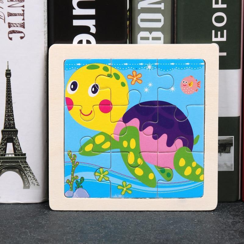 Wood Puzzles Children Adults Vehicle Puzzles Wooden Toys Learning Education Environmental Assemble Toy Educational Games For Baby and Kids - BIG FRENCHIES