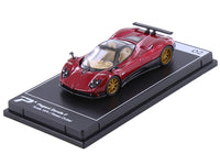 Pagani Zonda F Rosso Dubai Red Metallic "Hypercar League Collection" 1/64 Diecast Model Car by PosterCars