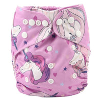 Modrn Printed Baby Pocket Cloth Diaper Nappy Reusable Adjustable Washable Nappies For Baby Boys and Baby Girls In Elegant Style - BIG FRENCHIES