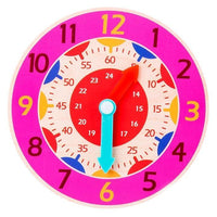Children Montessori Wooden Clock Toys Hour Minute Second Cognition Colorful Clocks Toys for Kids Early Preschool Teaching Aids - BIG FRENCHIES