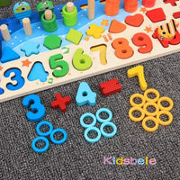 Montessori Math Toys for Toddlers – Wooden Counting & Fishing Game - BIG FRENCHIES