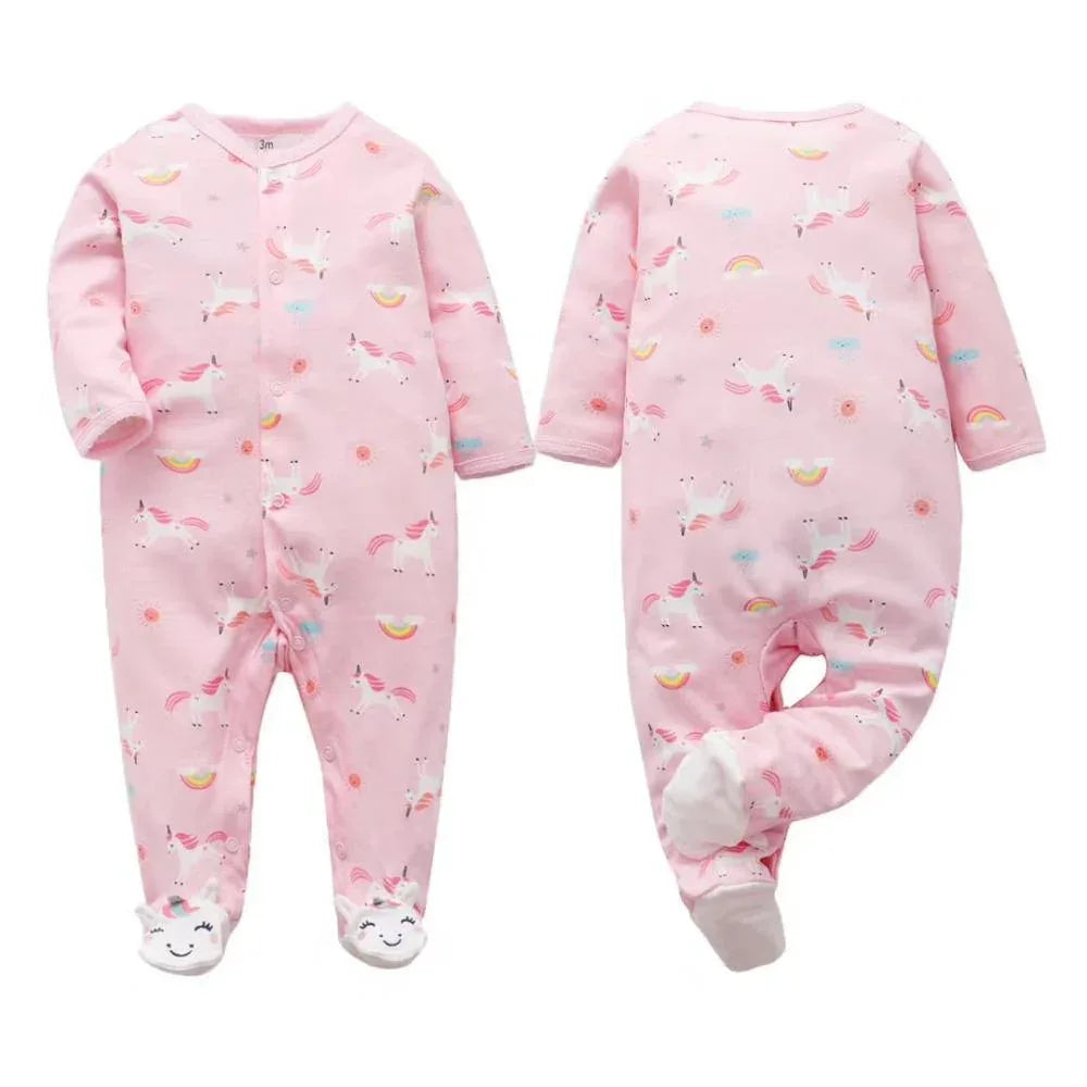 Baby Clothes Newborn Home Wear Cotton Baby Girl Romper Baby Costume Infant Boy Sleep Comfortable Pajamas - BIG FRENCHIES