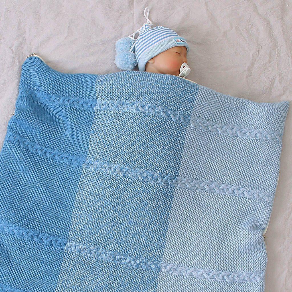 Newborn Infant Baby Knit sleep bag Stroller envelope Blanket Winter Warm Swaddle Wrap Sleeping Bags - BIG FRENCHIES