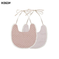 Handmade Luxury Floral Baby Bib Accessories Burp Cloths Newborn Baby Boy Girl Kids Cartoon Bibs 100% Cotton Linen Waterproof Saliva Bib For Kids - BIG FRENCHIES