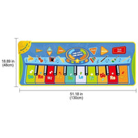 Big Size Music Piano Carpets and Multiple Musical Instruments Sounds Play Mat Educational Toys For Kids - BIG FRENCHIES