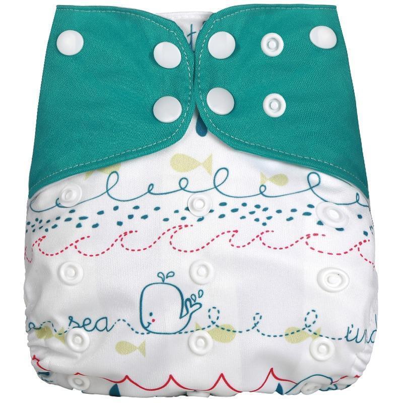 1Pcs Reusable Cloth Diaper Adjustable Baby Nappies Washable Nappy Durable Baby Diaper - BIG FRENCHIES