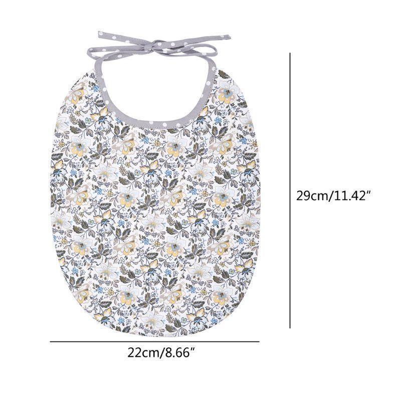 Floral Vintage Newborn Double Side Bibs Boys Girls Waterproof Linen Cotton Saliva Towel - BIG FRENCHIES