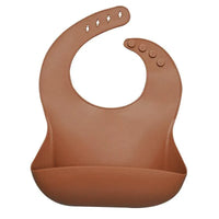 Newborns Solid Silicone Baby Feeding Bibs Burp Cloths Fashionable Breastplate Baby Stuff For Kids - BIG FRENCHIES