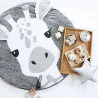 Cartoon Baby Play Mats Pad Toddler Kids Crawling Round Carpet Rug Toys Mat For Children Room In elegant Modern Design - BIG FRENCHIES