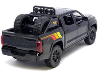 2023 Toyota Tundra TRD 4x4 Pickup Truck Black with TRD Stripes with Sunroof and Wheel Rack Limited Edition to 2400 pieces Worldwide 1/24 Diecast Model Car