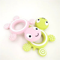 Baby Silicone Teethers Food Cute Turtle Tiny Teething Baby Shower Gifts Cartoon Animals Teether - BIG FRENCHIES