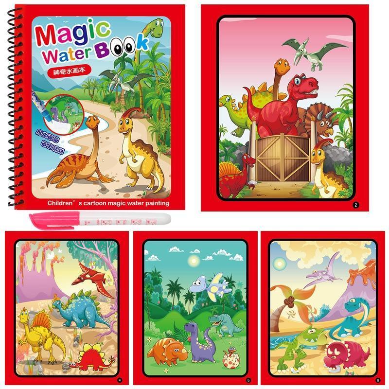 Early Education Montessori Painting Drawing Board For Kids Toys Coloring Book Doodle & Magic Pen Magic Water Drawing Book - BIG FRENCHIES