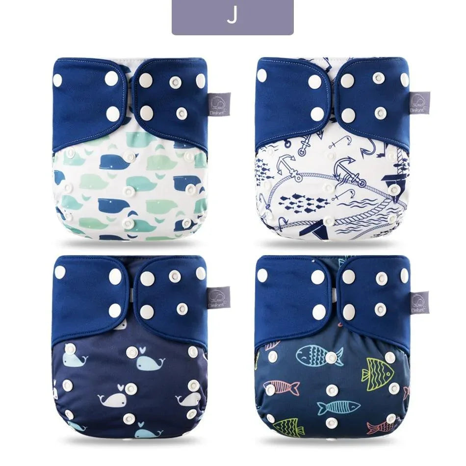 Eco-friendly Diaper Adjustable Reusable Coffee Fiber Diaper Pocket Fit Baby Nappies Pants Waterproof Nappies for Baby and Kids In Modern Design - BIG FRENCHIES