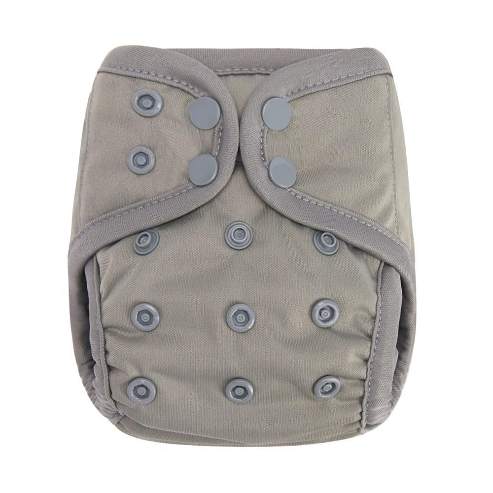 Newborn Pocket Diaper Cloth Diapers Bamboo Charcoal Inner Waterproof PUL Outer Double Gussets Nappies for Baby - BIG FRENCHIES