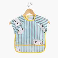 Baby Bibs Cotton Cartoon Children Accessories Short Sleeve Eco Friendly Waterproof Washable Clothing Bib for Kids - BIG FRENCHIES