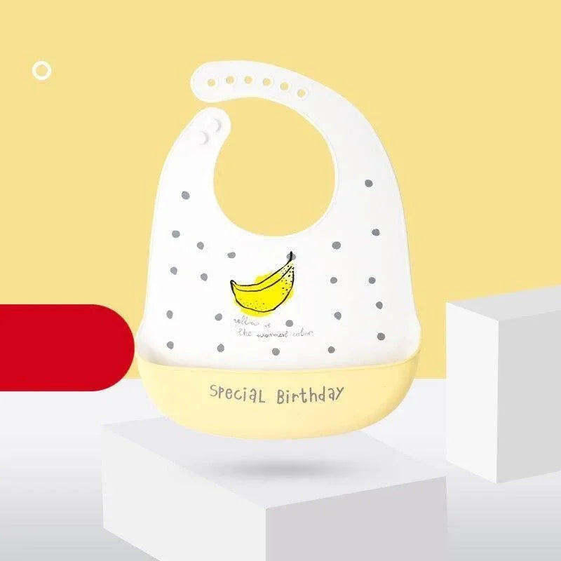 Modern Baby Bibs Waterproof Silicone Feeding Baby Saliva Towel Newborn Cartoon Aprons Baby Bibs Adjustable Burp for Baby Kids - BIG FRENCHIES