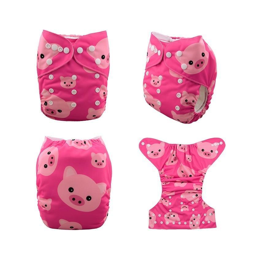 Most Popular Digital Position Baby Cloth Diaper with Microfiber Insert In Modern Printed Design For Baby Boys and Baby Girls KIds - BIG FRENCHIES