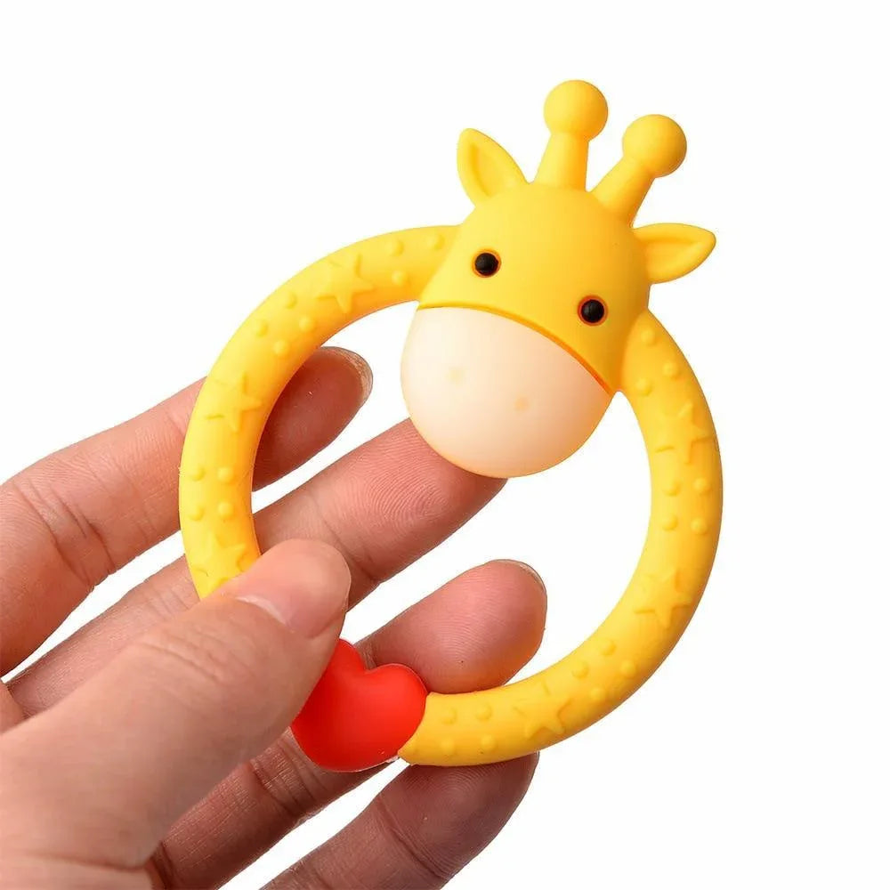 Cute Animal Baby Silicone Teether Child Supplies Baby Nursing Dental Care Child Sucking Toy Perfect For Kids And Parents - BIG FRENCHIES
