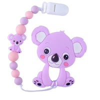 Baby Silicone Koala Panda Teether Toy Toother Unique Design Perfect For Kids And Parents - BIG FRENCHIES