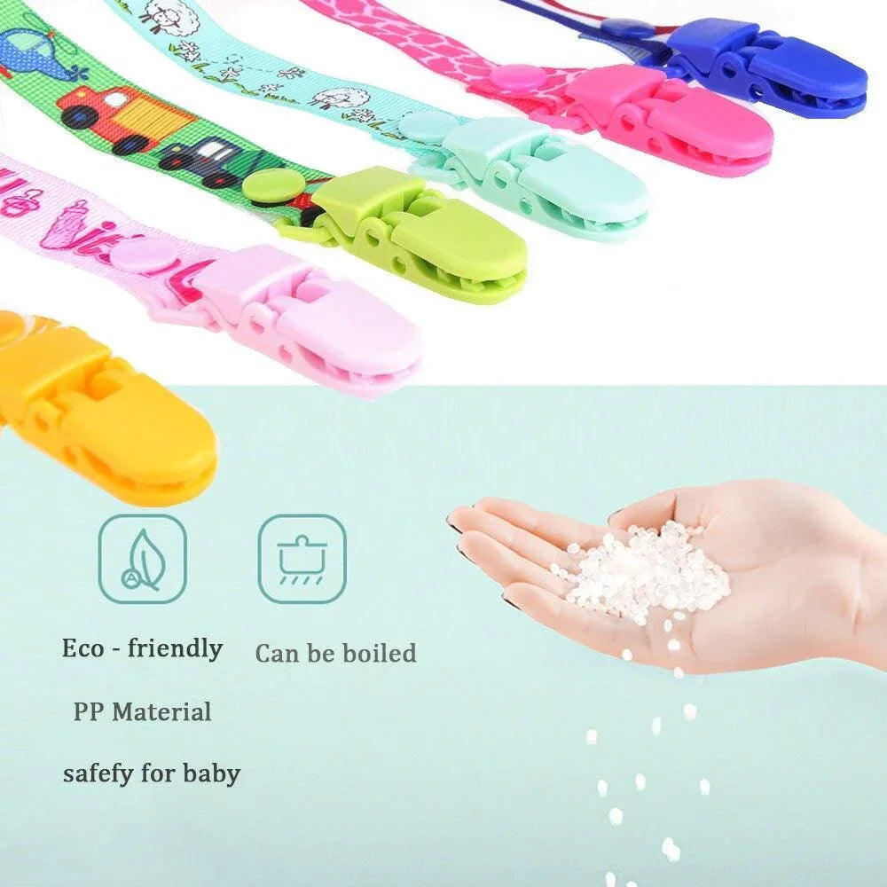 Children Pacifier Holder Clips Soother Holder Pacifier Clip Pacifier Chain Clip Nipple Holder For Baby Kids Pacifier - BIG FRENCHIES