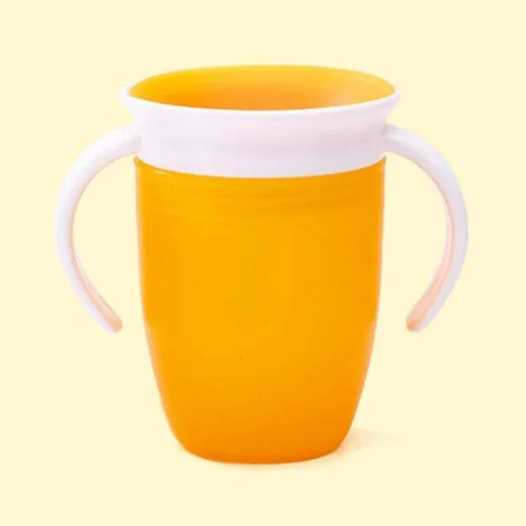 Baby 240ml Leak Proof Rotatable Magic Cup Baby Learning Drinking Cup Child Water Cup Bottle - BIG FRENCHIES