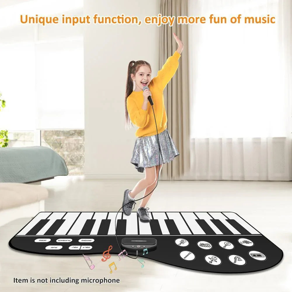 Musical Piano Instruments Toys Mat for Children Kids Music Carpets Touch Play with Sound Musical Rug Music Learning Toy For Kids - BIG FRENCHIES