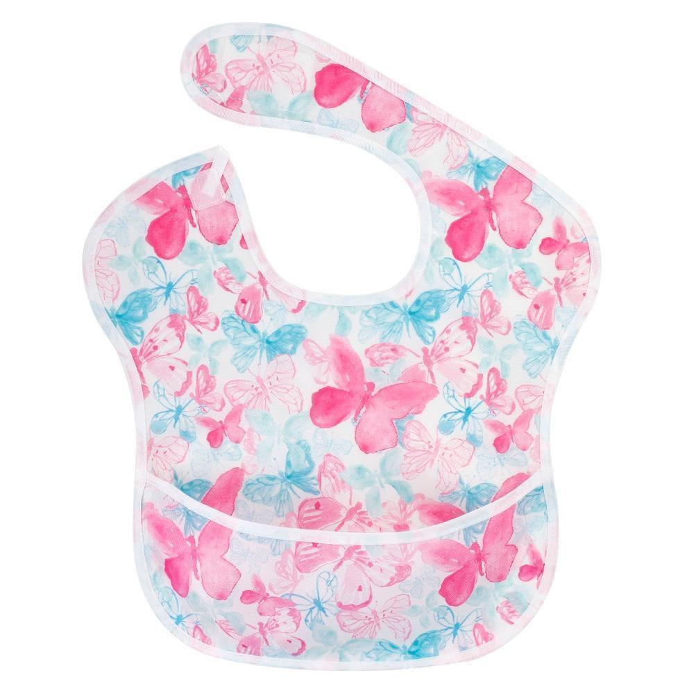Waterproof Baby Bibs Polyester TPU Feeding Bibs Washable Baby Bibs with Food Catcher For Kids - BIG FRENCHIES