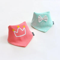 2 Pcs Baby Bibs Bandana Cotton Double Layers Drool Bib For Boys And Girls Triangle Bibs Infant Towel - BIG FRENCHIES