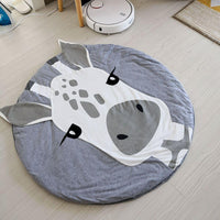 Cartoon Baby Play Mats Pad Toddler Kids Crawling Round Carpet Rug Toys Mat For Children Room In elegant Modern Design - BIG FRENCHIES