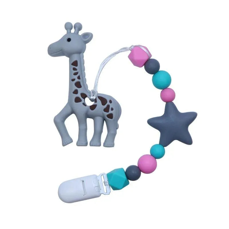 Baby Teething Lovely Koala Owl Horse Cookies Baby Teether Molar Toy Gift Raccoon Food Grade Silicone Beads For Kids and Baby - BIG FRENCHIES