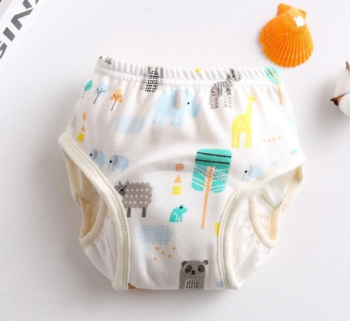 8-layer Pants Baby Diapers Reusable Training Pants Washable Cloth Diapers Waterproof Pants Nappies With Leak-proof Side - BIG FRENCHIES