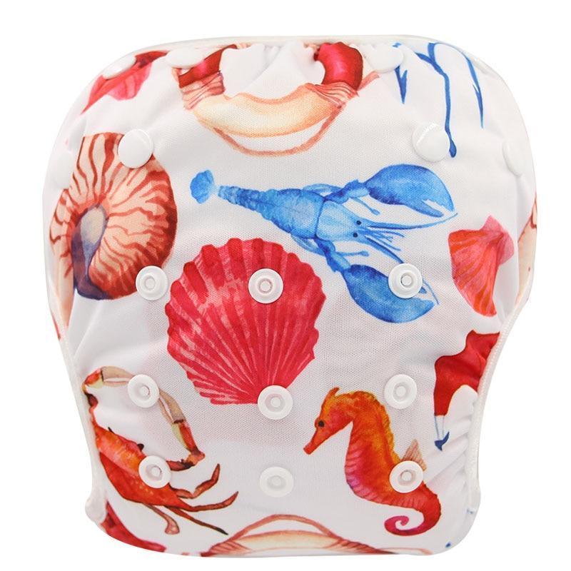 Baby Swimming Waterproof Adjustable Reusable Washable Cloth Pool Pant Diaper Cover - BIG FRENCHIES