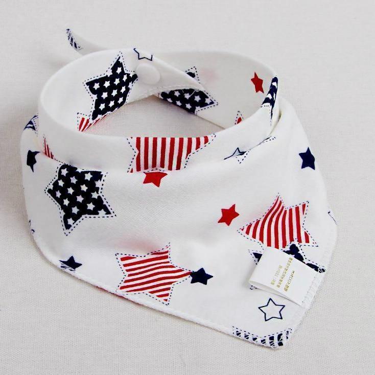 Baby Bibs Waterproof Triangle Cotton Cartoon Child Bibs Dribble Bibs Newborn Slabber Absorbent Cloth For Kids - BIG FRENCHIES