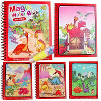 1pcs Magical Book Water Drawing Coloring Cartoons Books Doodle Pen Painting Drawing Board For Kids Toys Birthday Gift - BIG FRENCHIES